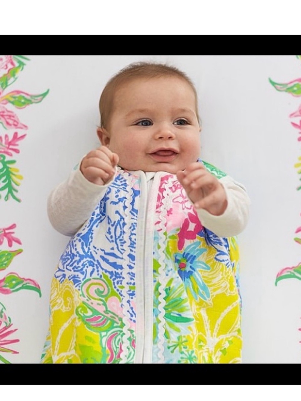 Lilly Pulitzer x Pottery Barn kids sleepsack